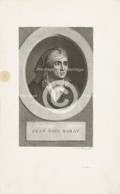 Portrait of Jean-Paul Marat (1743-1793), 1790s.