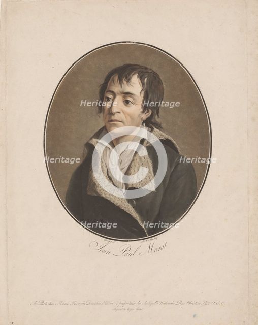 Portrait of Jean-Paul Marat (1743-1793), 1793-1794.