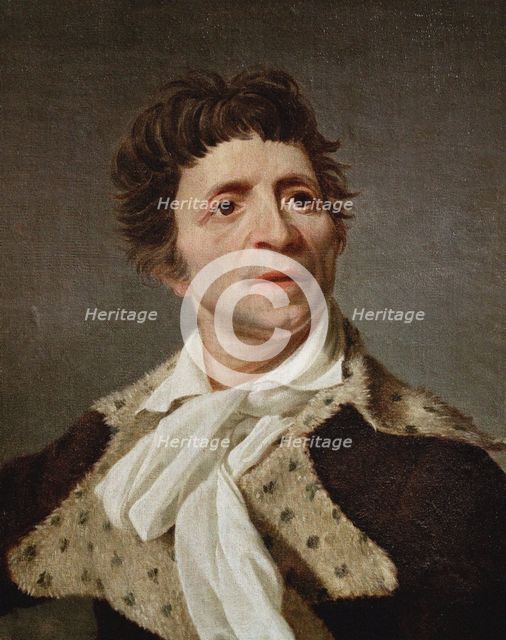 Portrait of Jean-Paul Marat (1743-1793). After Joseph Boze, c. 1800. Artist: Anonymous  