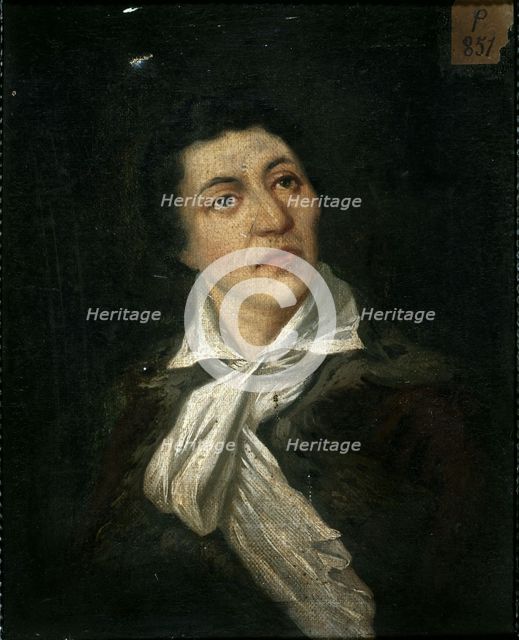 Portrait of Jean-Paul Marat (1743-1793), publicist and politician, between 1743 and 1793. Creator: Unknown.