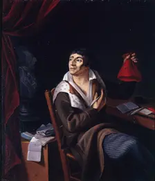 Portrait of Jean-Paul Marat (1743-1793), publicist and politician, c1793. Creator: Unknown