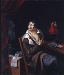 Portrait of Jean-Paul Marat (1743-1793), publicist and politician, c1793. Creator: Unknown