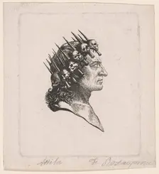 Portrait of Jean-Paul Marat, c. 1795. Creator: Unknown