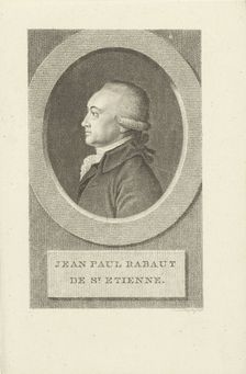 Portrait of Jean-Paul Rabaut Saint-Étienne (1743-1793), 1790s