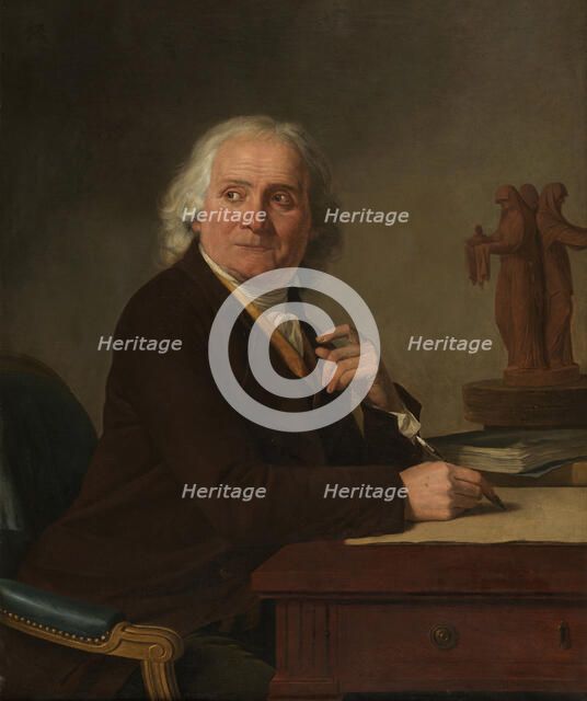 Portrait of Jean Rameau , 1793. Creator: Suvée, Joseph-Benoît (1743-1807).