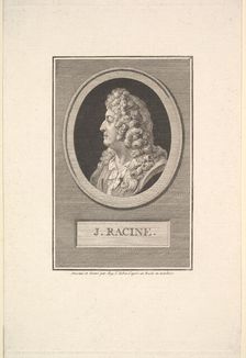 Portrait of Jean Racine, 1800. Creator: Augustin de Saint-Aubin