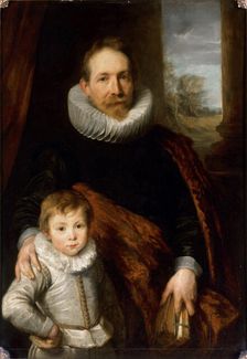 Portrait of Jean Richardot (1540-1609) and his son , c. 1618