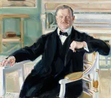 Portrait of Jean Sibelius, 1913. Creator: Antti Faven