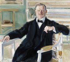 Portrait of Jean Sibelius, 1913. Creator: Antti Faven