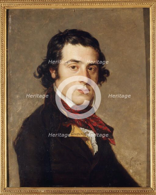 Portrait of Jean Soubeiran (1764-1847), 1793. Creator: Henri J Francois.