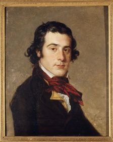 Portrait of Jean Soubeiran (1764-1847), 1793. Creator: Henri J Francois