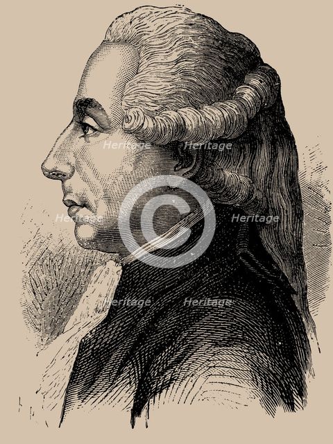 Portrait of Jean Sylvain Bailly (1736-1793), 1889.