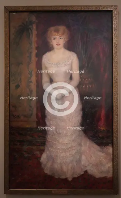 Portrait of Jeanna Samary, 1878. Creator: Pierre-Auguste Renoir.