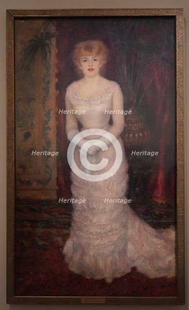 Portrait of Jeanna Samary, 1878. Creator: Pierre-Auguste Renoir.