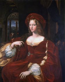Portrait of Jeanne d'Aragon 1518. Artist: Raphael