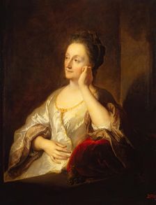 Portrait of Jeanne de Troy, the Artist's Wife, 1704. Creator: Jean Francois de Troy