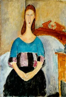 Portrait of Jeanne Hébuterne, 1918. Artist: Modigliani, Amedeo (1884-1920)