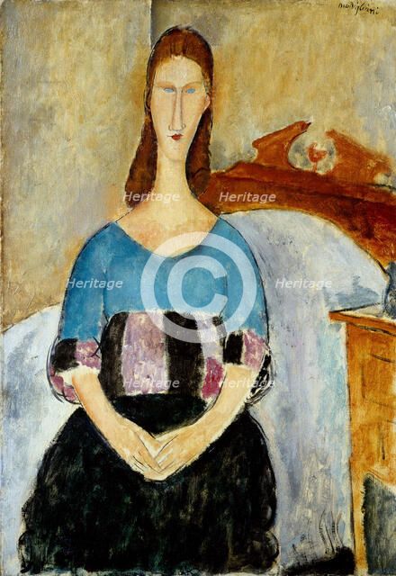 Portrait of Jeanne Hébuterne, 1918. Artist: Modigliani, Amedeo (1884-1920)