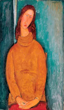 Portrait of Jeanne Hébuterne, 1919. Artist: Modigliani, Amedeo (1884-1920)