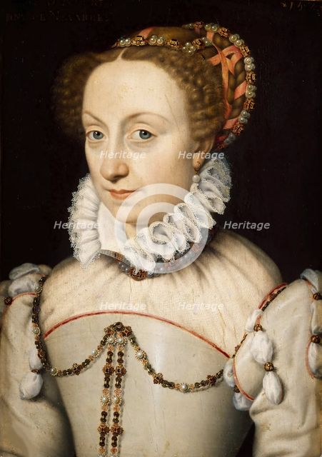Portrait of Jeanne III of Navarre (1528-1572), 1570. Creator: Clouet, François (1510-1572).