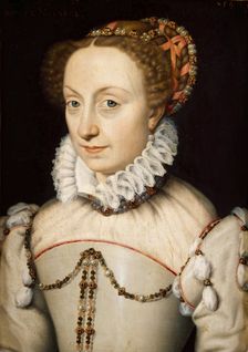 Portrait of Jeanne III of Navarre (1528-1572), 1570. Creator: Clouet, François (1510-1572)