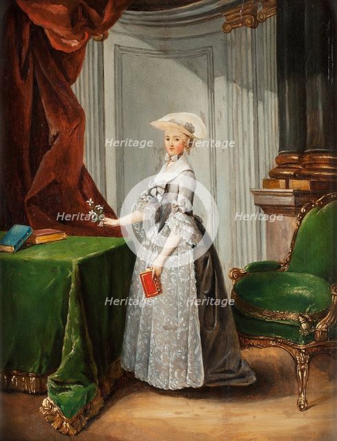 Portrait of Jeanne-Sophie de Vignerot du Plessis (1740-1773), Comtesse d'Egmonte.