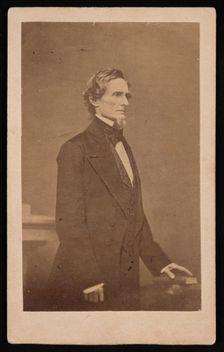 Portrait of Jefferson Davis (1808-1889), 1887. Creator: Brady's National Photographic Portrait Galleries