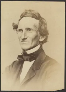Portrait of Jefferson Davis, about 1860-1880. Creator: Unknown