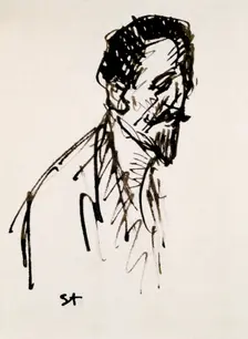 Portrait of Jehan Rictus 20th Century. Artist: Theophile Alexandre Steinlen