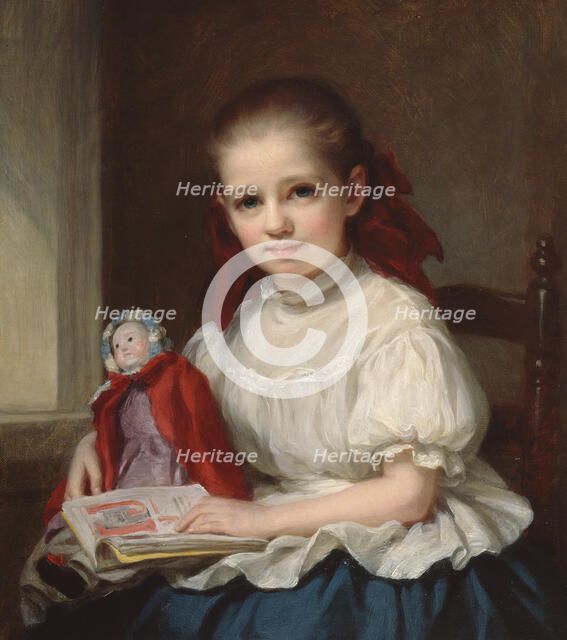 Portrait of Jennie Walters as a Little Girl, c1860. Creator: George Augustus Baker.