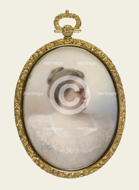 Portrait of Jennie Walters Delano, 1898. Creator: William Jacob Baer.