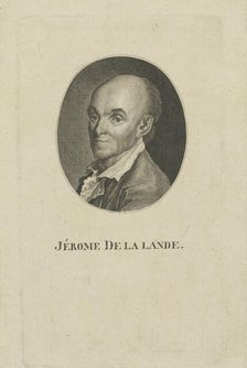 Portrait of Jérôme Lalande (1732-1807), c. 1800. Creator: Westermayr, Conrad (1765-1834)