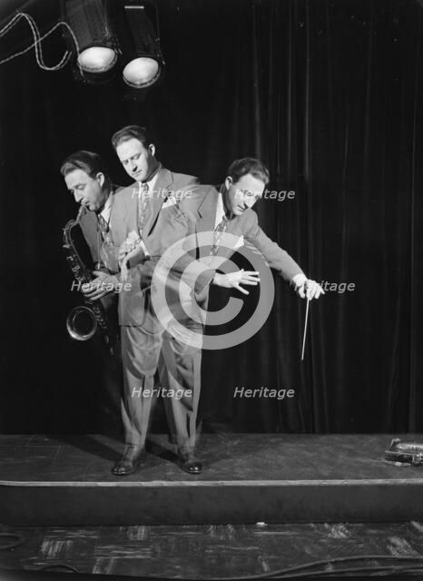 Portrait of Jerry Jerome, ca. June 1947. Creator: William Paul Gottlieb.