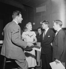 Portrait of Jerry Wald, Gordon MacRae, Mel Tormé, Marion Hutton...Saturday Teentimers Show, NY, 1947 Creator: William Paul Gottlieb