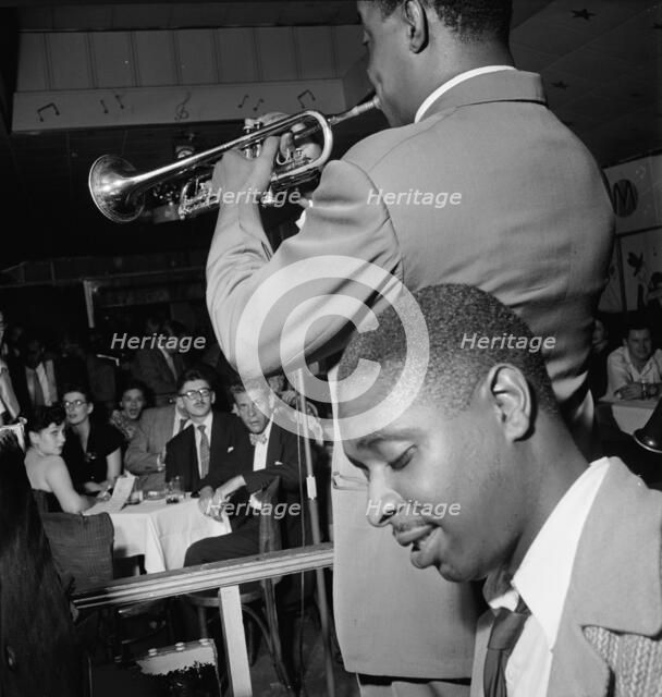 Portrait of Jimmy Jones and Joe Thomas(?), Pied Piper, New York, N.Y., ca. Sept. 1947. Creator: William Paul Gottlieb.