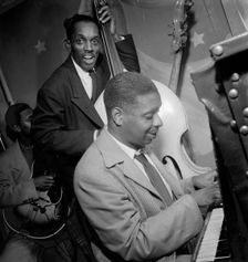 Portrait of Jimmy Jones, John (O.) Levy, and Al Casey(?), Pied Piper, New York, N.Y., ca. Sept. 1947 Creator: William Paul Gottlieb