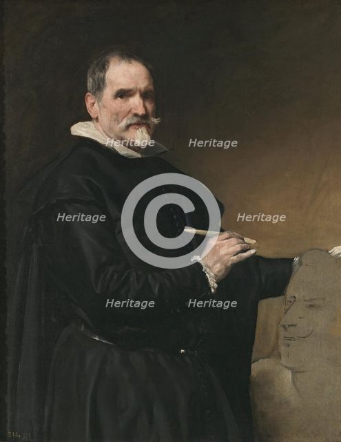 Portrait of Juan Martínez Montañés, c1635. Creator: Diego Velasquez.