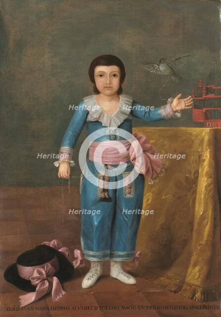 Portrait of Juan Maria Osorio, c. 1786. Creator: Agustín Esteve y Marques (Spanish, 1753-c. 1820).