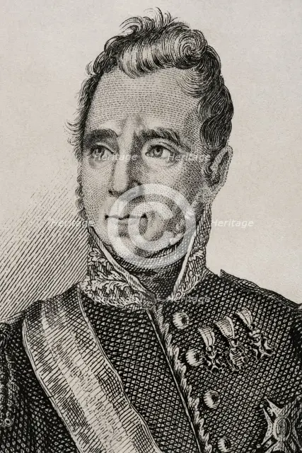 Portrait of Juan Palarea Blanes, so-called "El Médico" (baptised 1780-1842), 1845. Creator: Jose Gomez.