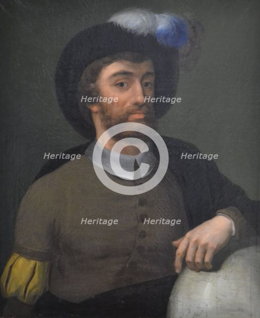 Portrait of Juan Sebastián Elcano (1486-1526), 19th century. Creator: Anonymous.