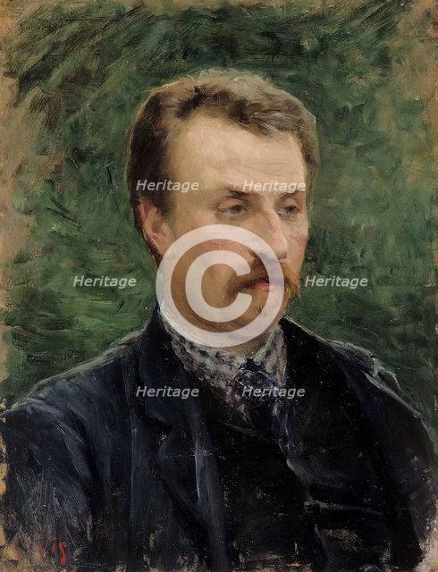 Portrait of Juhani Aho, 1891. Creator: Venny Soldan-Brofeldt.