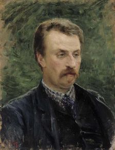 Portrait of Juhani Aho, 1891. Creator: Venny Soldan-Brofeldt