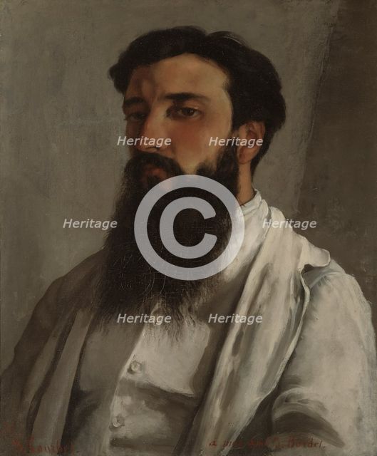 Portrait of Jules Bordet, 1870. Creator: Gustave Courbet.