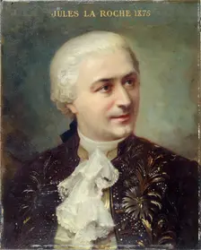 Portrait of Jules Laroche (1841-1925), member of the Comédie-Française, in the role of..., 1883. Creator: Daniel Berard