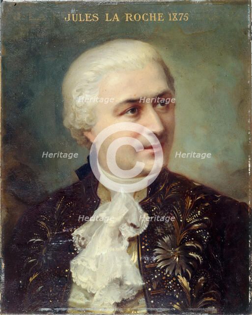 Portrait of Jules Laroche (1841-1925), member of the Comédie-Française, in the role of..., 1883. Creator: Daniel Berard.
