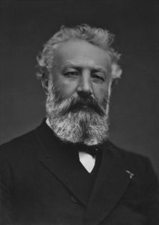 Portrait of Jules Verne (1828-1905), 1884. Creator: Etienne Carjat