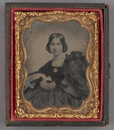 Portrait of Julia A. Magillon, about 1860. Creator: Unknown