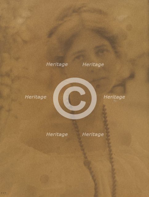 Portrait of Julia Hall McCune (1882-1971), c. 1898. Creator: Ema Spencer (American, 1857-1941).