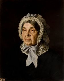 Portrait of Julia Patelska, c1880. Creator: Kazimierz Pochwalski