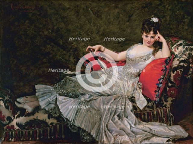 Portrait of Julia Tahl known as Mademoiselle Alice de Lancey.